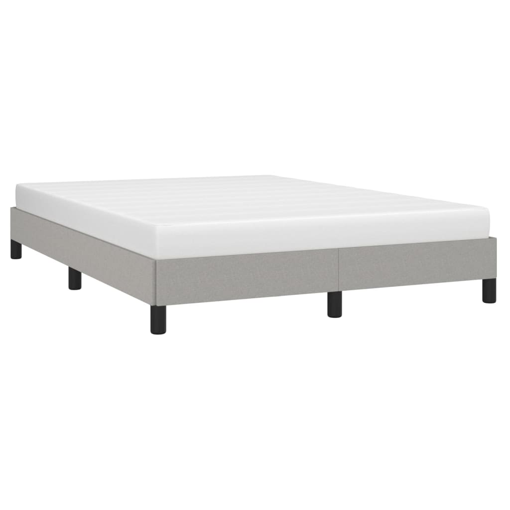 Giroletto Senza Materasso Grigio Chiaro 140x190 Cm Tessuto - Image 3