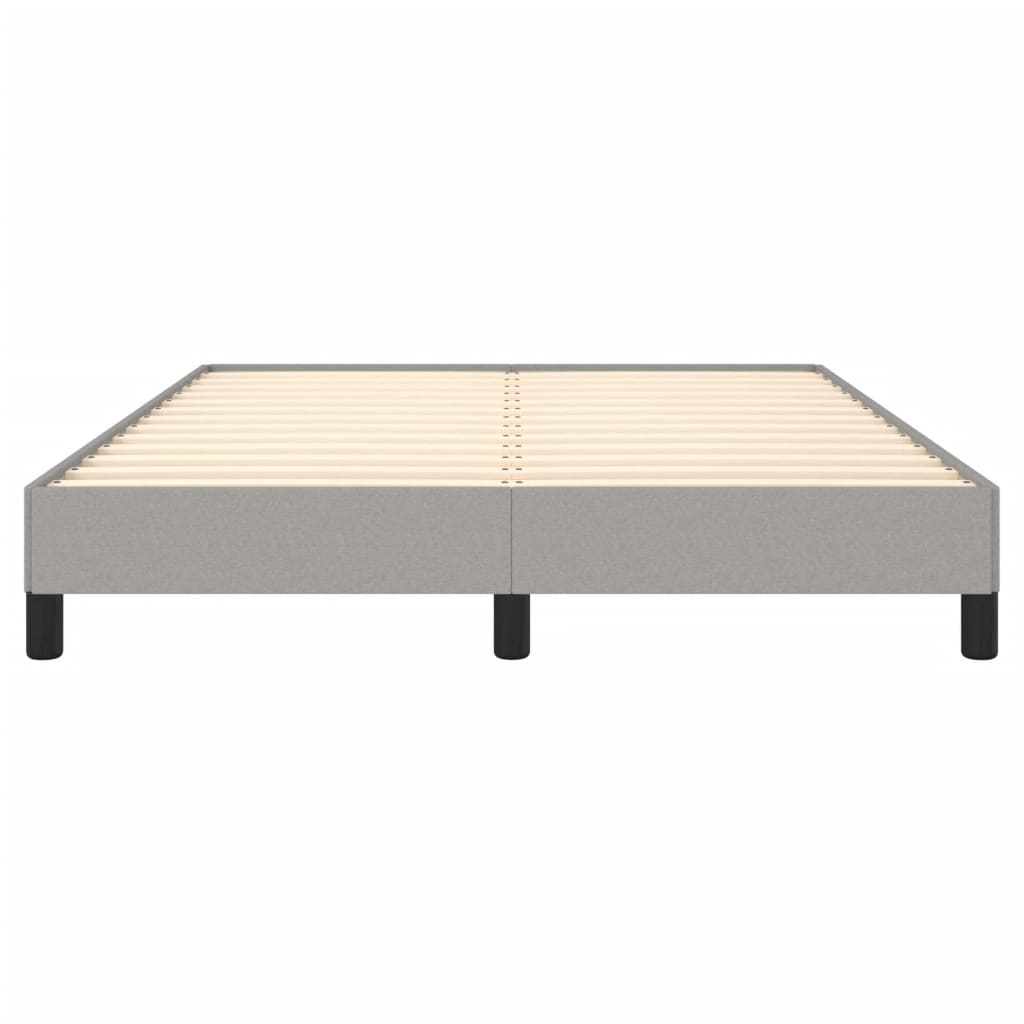 Giroletto Senza Materasso Grigio Chiaro 140x190 Cm Tessuto - Image 5