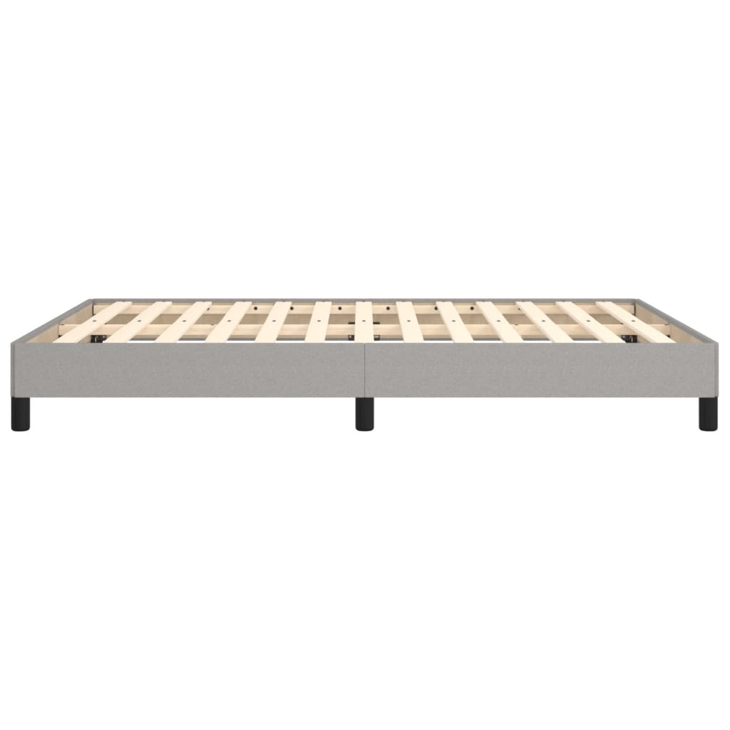 Giroletto Senza Materasso Grigio Chiaro 140x190 Cm Tessuto - Image 6