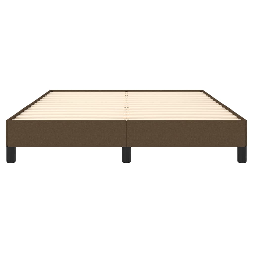 Giroletto Senza Materasso Marrone Scuro 140x190 Cm Tessuto - Image 5