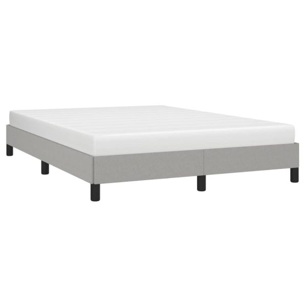 Giroletto Senza Materasso Grigio Chiaro 140x200 Cm Tessuto - Image 3