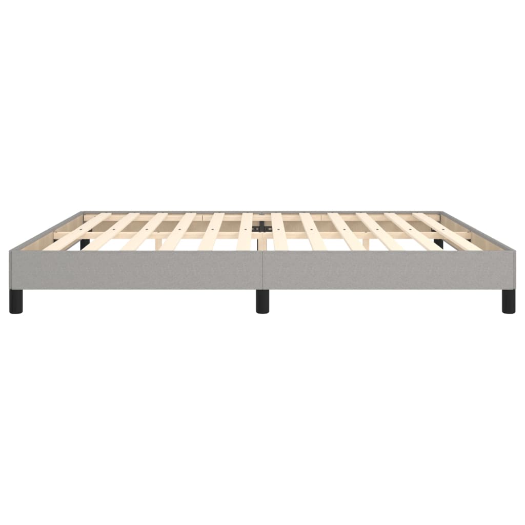 Giroletto Senza Materasso Grigio Chiaro 200x200 Cm Tessuto - Image 6