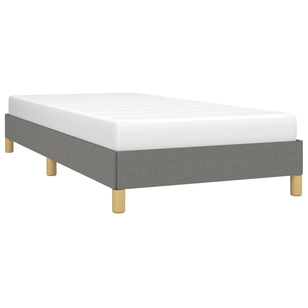 Giroletto Senza Materasso Grigio Scuro 90x190 Cm Tessuto - Image 3