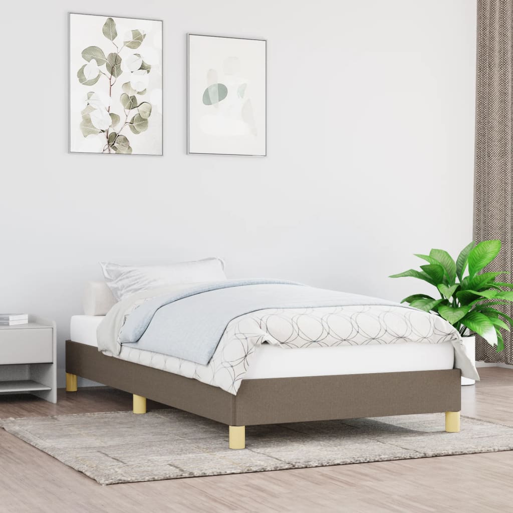 Giroletto Senza Materasso Tortora 90x200 Cm Tessuto