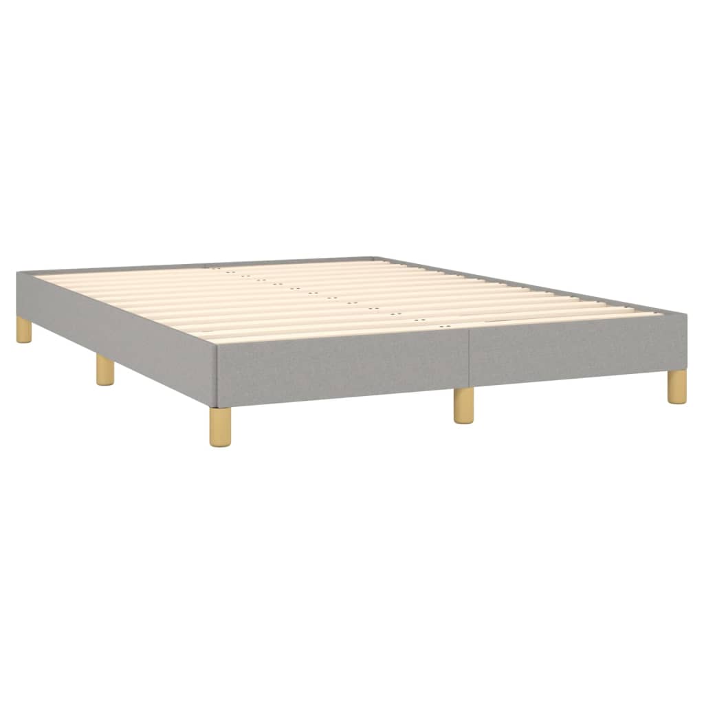 Giroletto Senza Materasso Grigio Chiaro 140x190 Cm Tessuto - Image 4