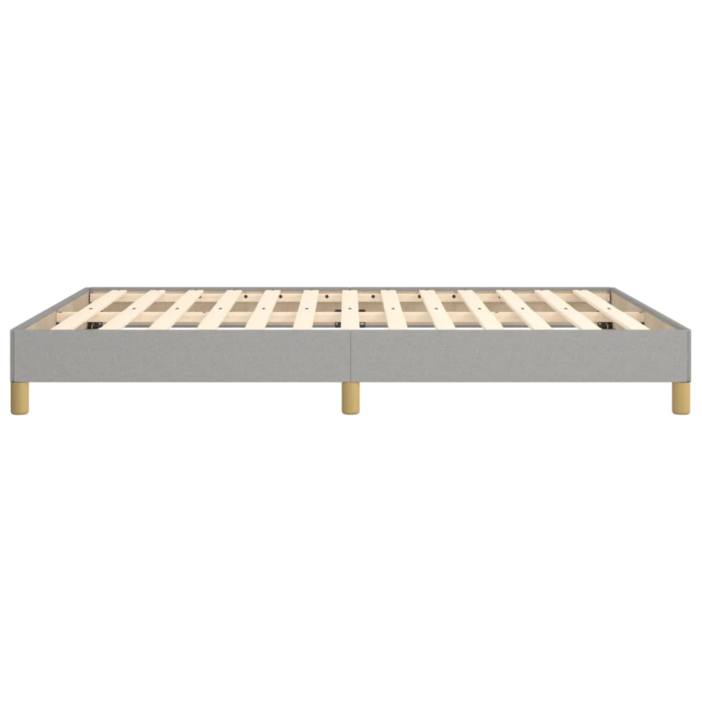 Giroletto Senza Materasso Grigio Chiaro 140x190 Cm Tessuto - Image 6