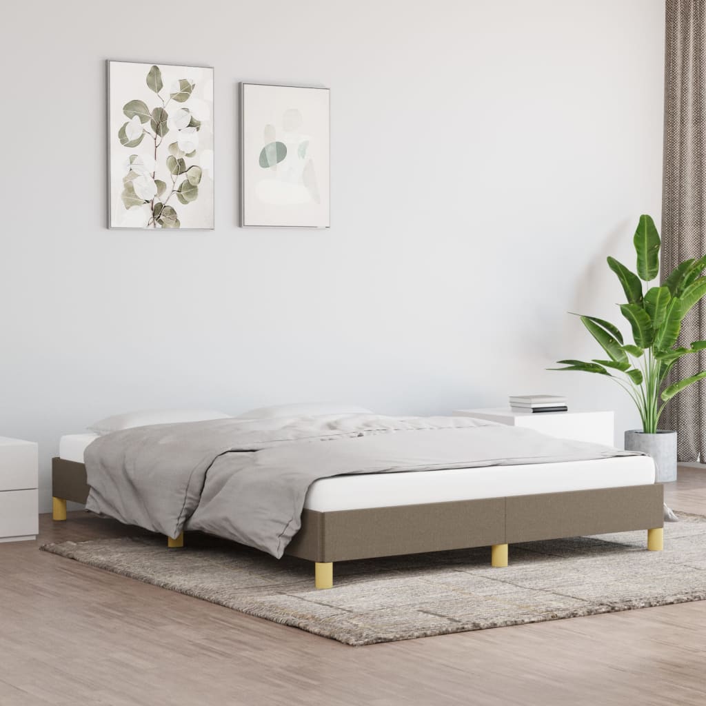 Giroletto Senza Materasso Tortora 160x200 Cm In Tessuto