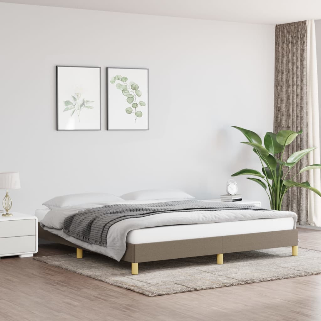 Giroletto Senza Materasso Tortora 180x200 Cm In Tessuto