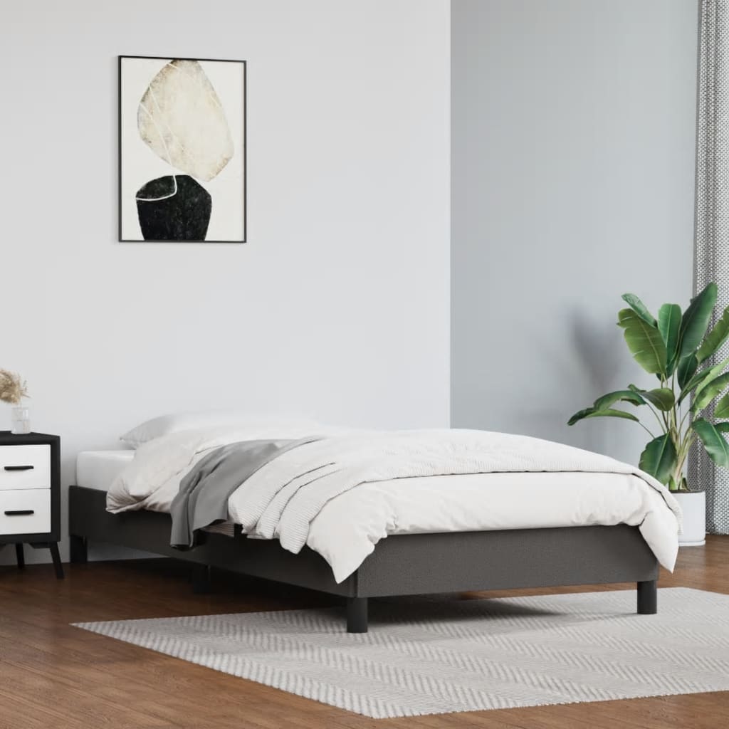 Giroletto Grigio 90x190 Cm In Similpelle