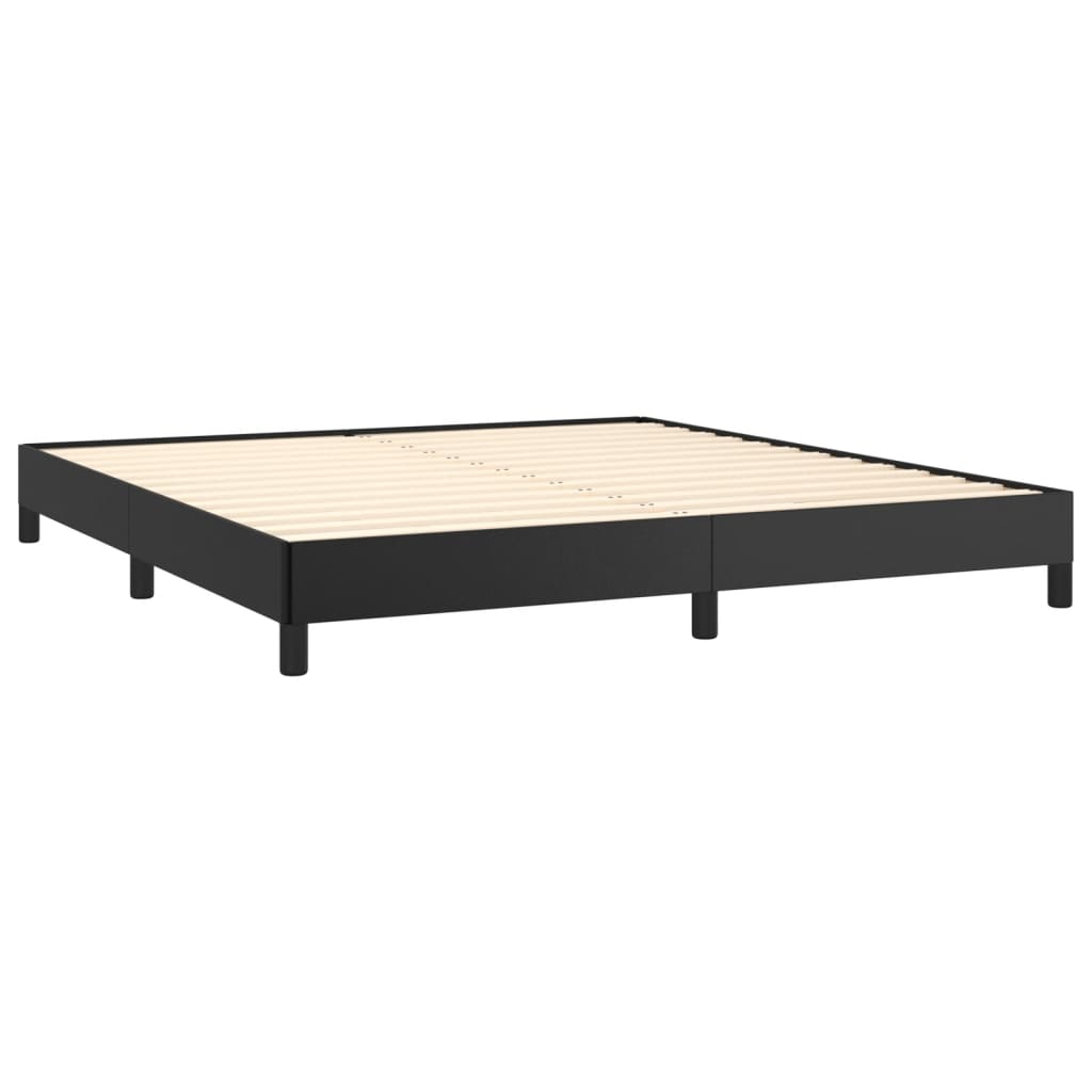 Giroletto Nero 160x200 Cm In Similpelle - Image 4