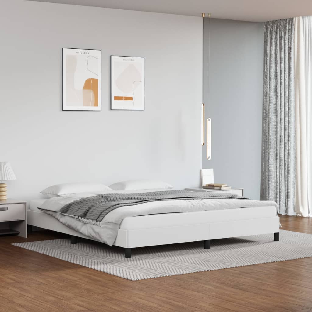 Giroletto Bianco 180x200 Cm In Similpelle