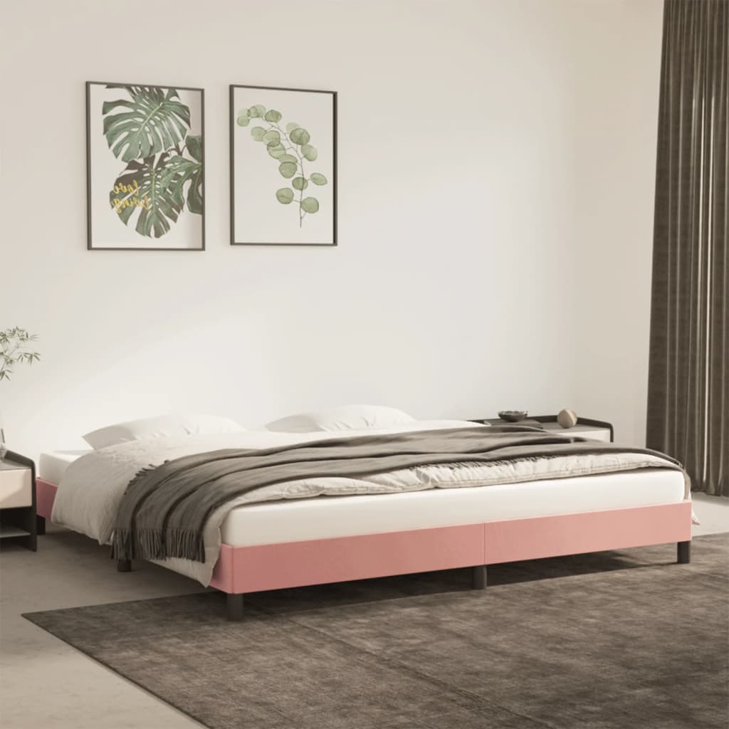 Giroletto Rosa 200x200 Cm In Velluto