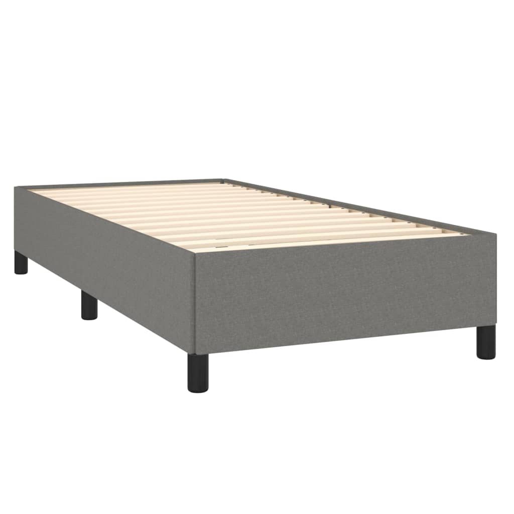 Giroletto Senza Materasso Grigio Scuro 80x200 Cm Tessuto - Image 3
