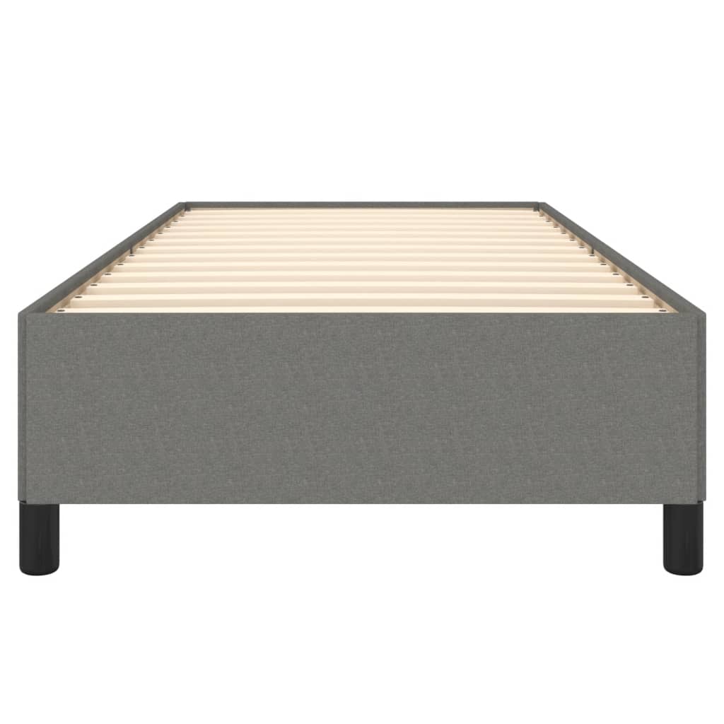 Giroletto Senza Materasso Grigio Scuro 80x200 Cm Tessuto - Image 5