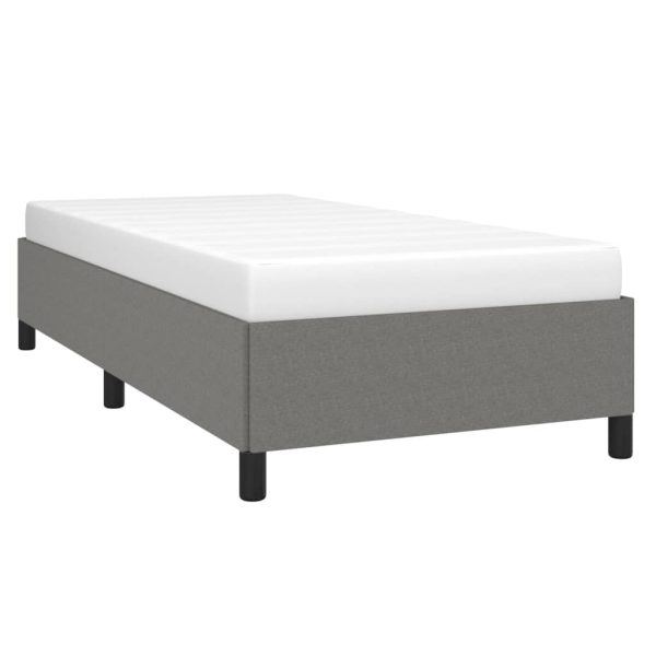 Giroletto Senza Materasso Grigio Scuro 90x200 Cm Tessuto - Image 4