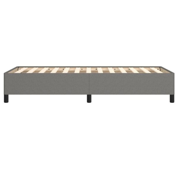 Giroletto Senza Materasso Grigio Scuro 90x200 Cm Tessuto - Image 6