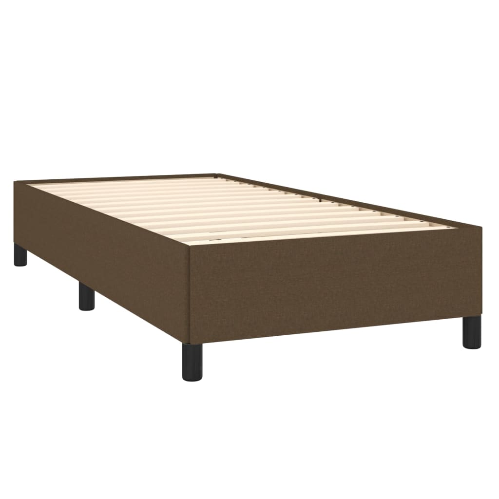 Giroletto Senza Materasso Marrone Scuro 100x200 Cm Tessuto - Image 3
