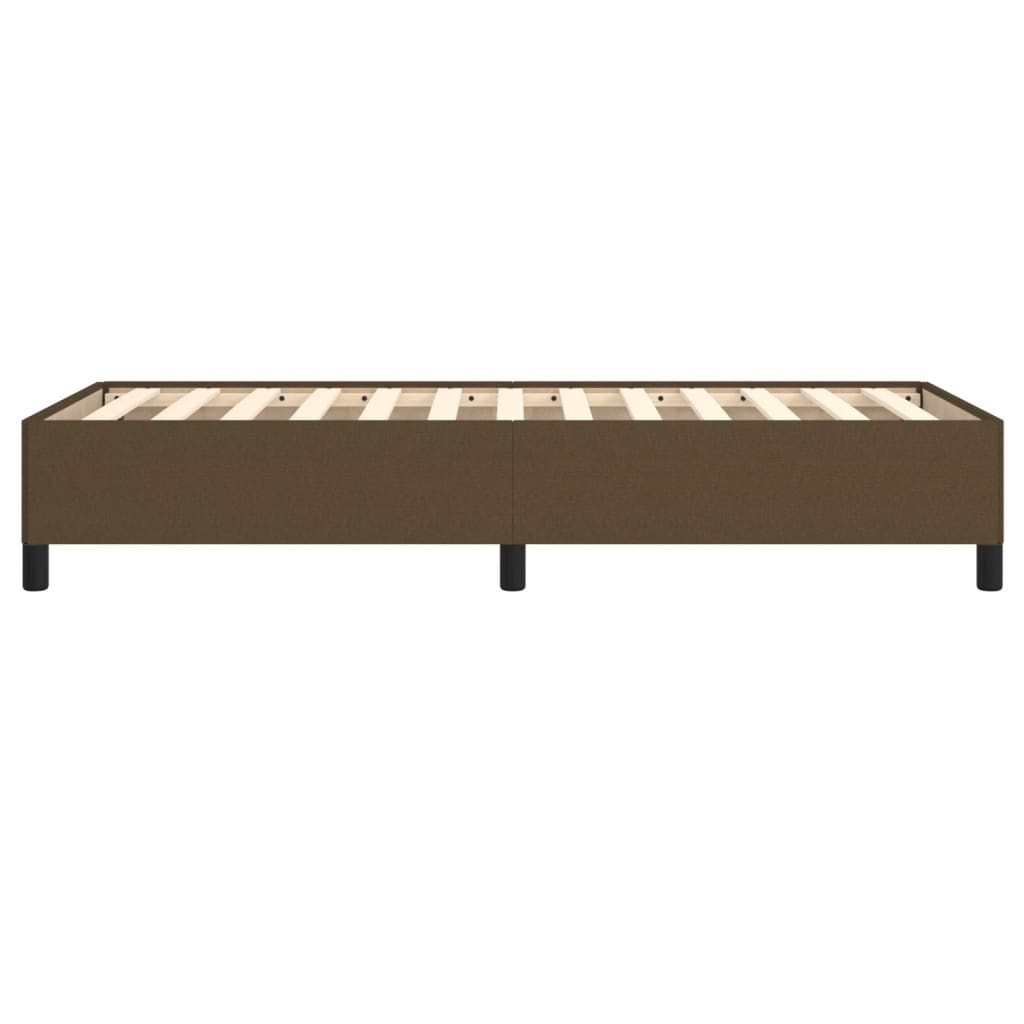 Giroletto Senza Materasso Marrone Scuro 100x200 Cm Tessuto - Image 6