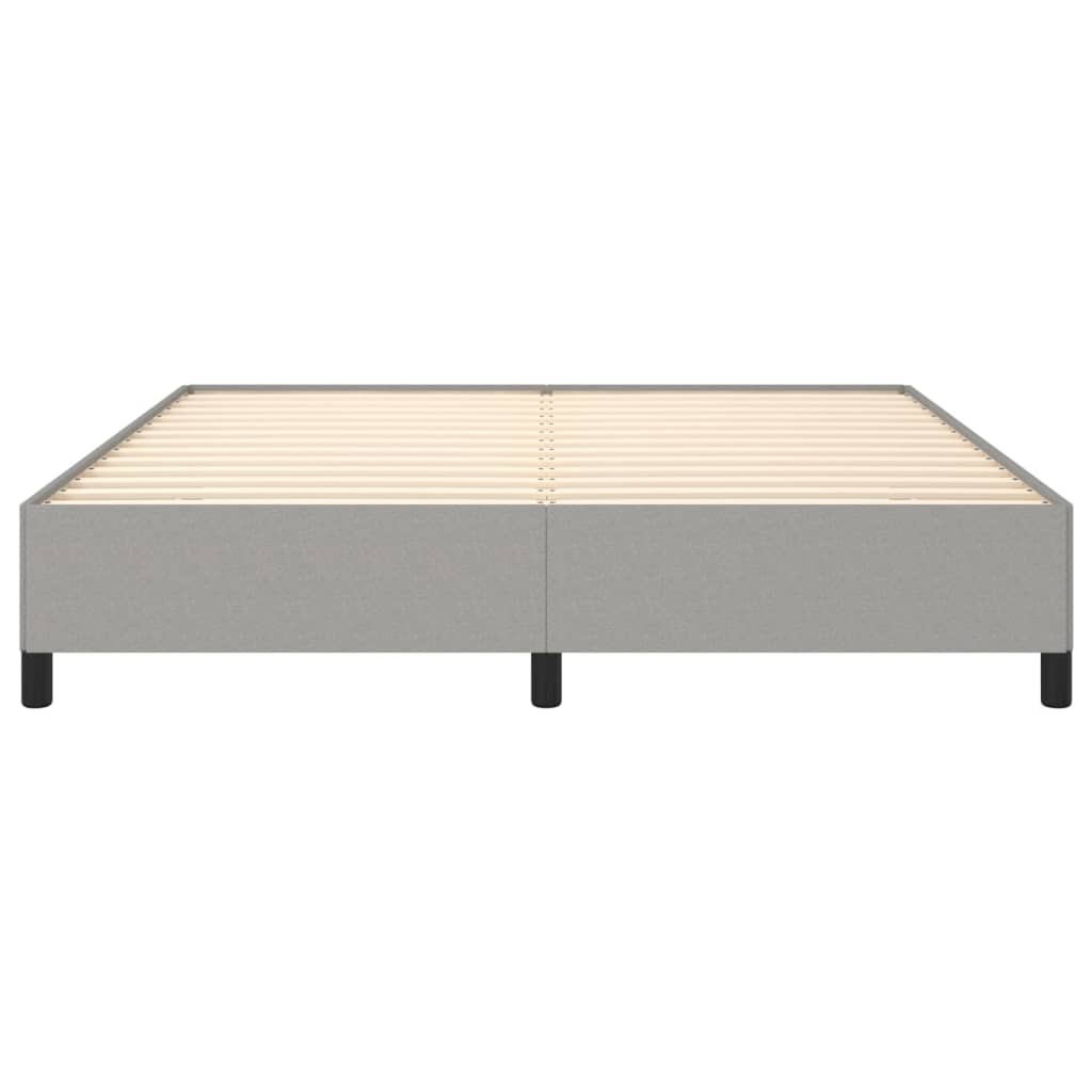 Giroletto Senza Materasso Grigio Chiaro 160x200 Cm Tessuto - Image 5