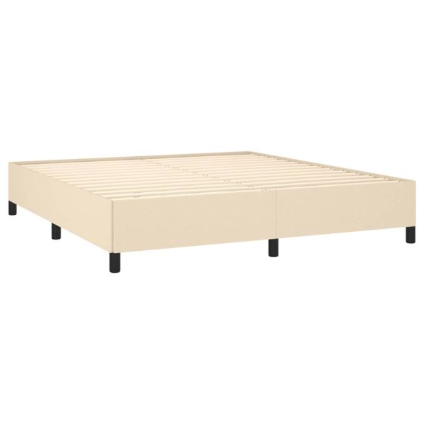 Giroletto Senza Materasso Crema 160x200 Cm In Tessuto - Image 4