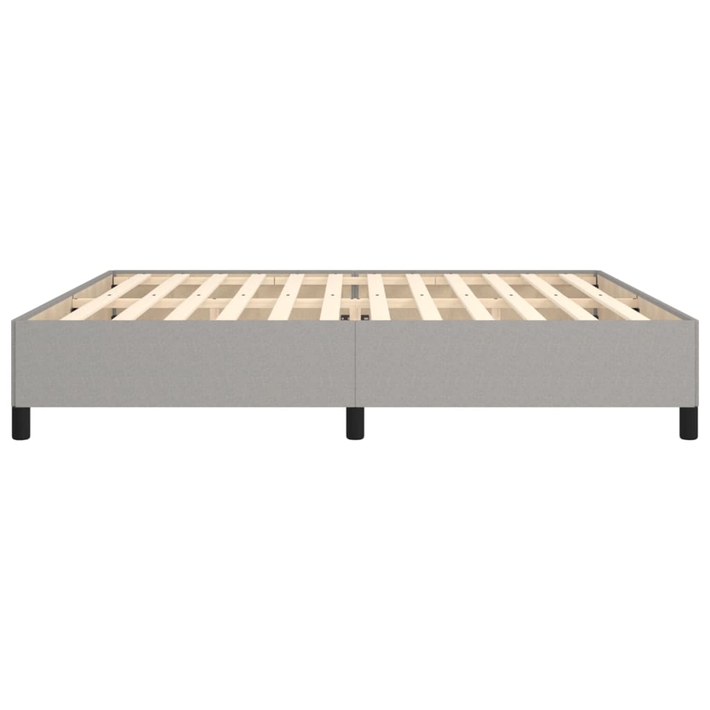 Giroletto Senza Materasso Grigio Chiaro 200x200 Cm Tessuto - Image 6