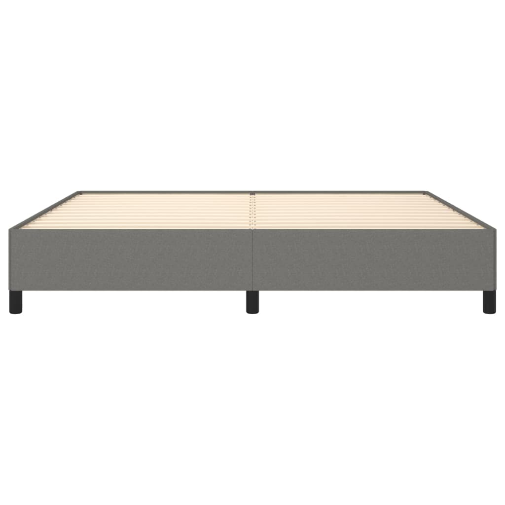 Giroletto Senza Materasso Grigio Scuro 200x200 Cm Tessuto - Image 5