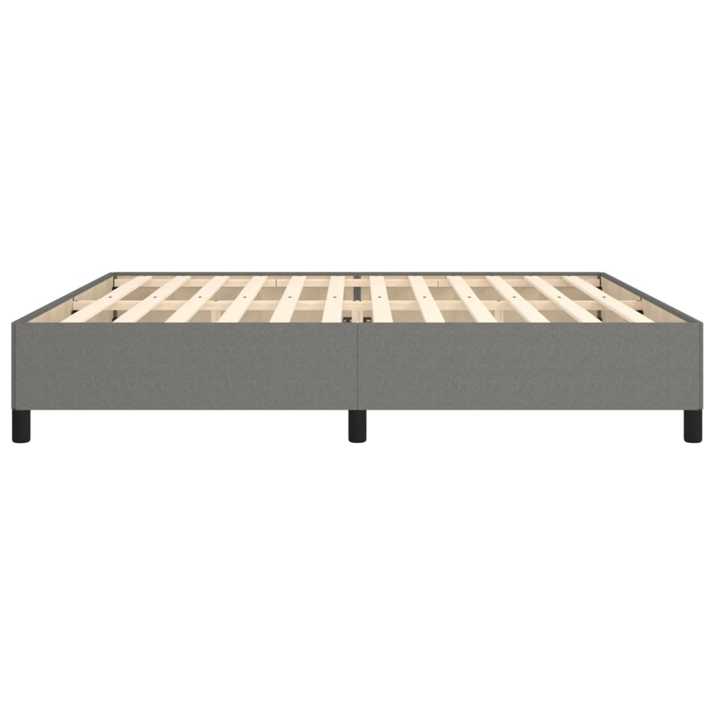 Giroletto Senza Materasso Grigio Scuro 200x200 Cm Tessuto - Image 6