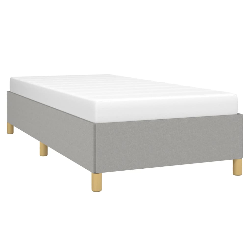 Giroletto Senza Materasso Grigio Chiaro 80x200 Cm Tessuto - Image 3