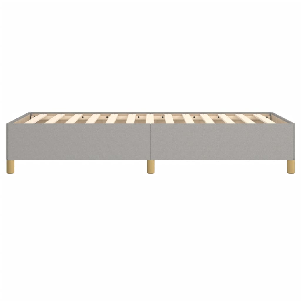 Giroletto Senza Materasso Grigio Chiaro 80x200 Cm Tessuto - Image 6