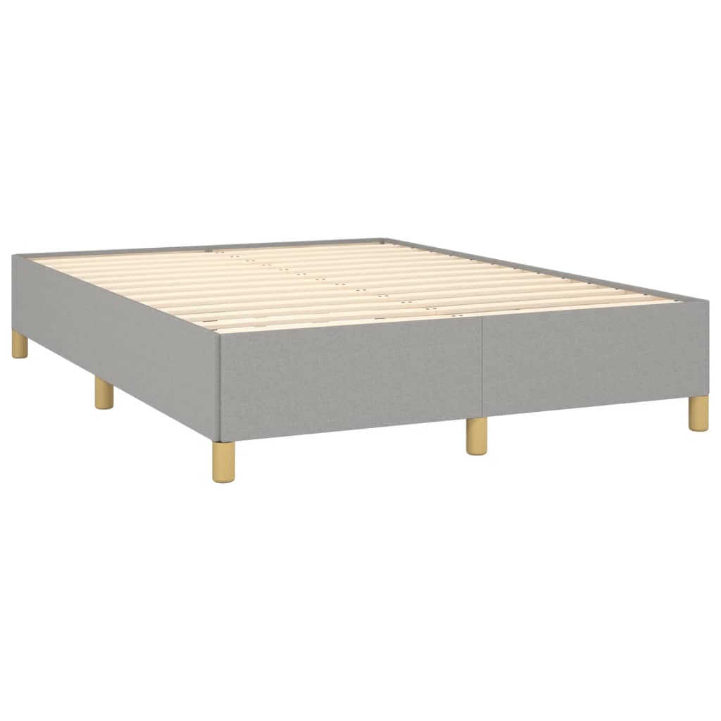 Giroletto Senza Materasso Grigio Chiaro 140x190 Cm Tessuto - Image 4