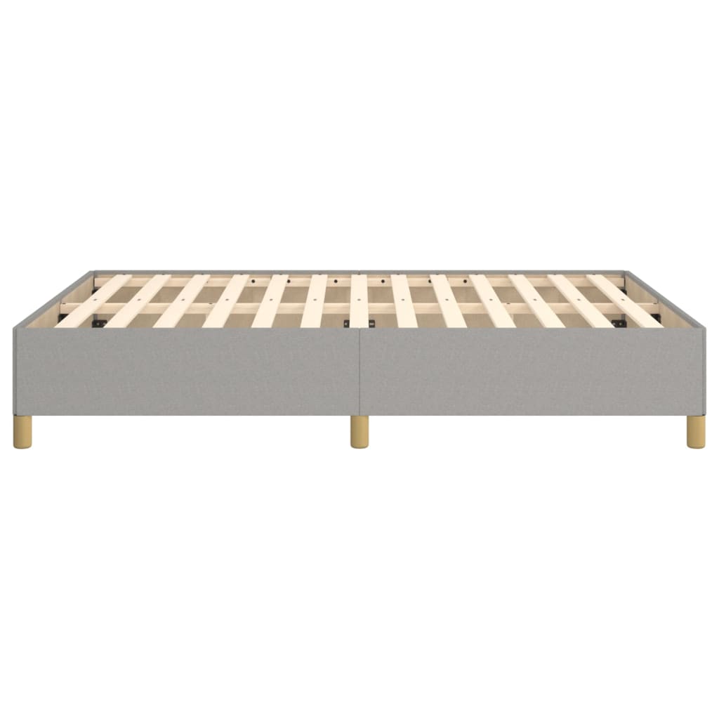 Giroletto Senza Materasso Grigio Chiaro 140x190 Cm Tessuto - Image 6