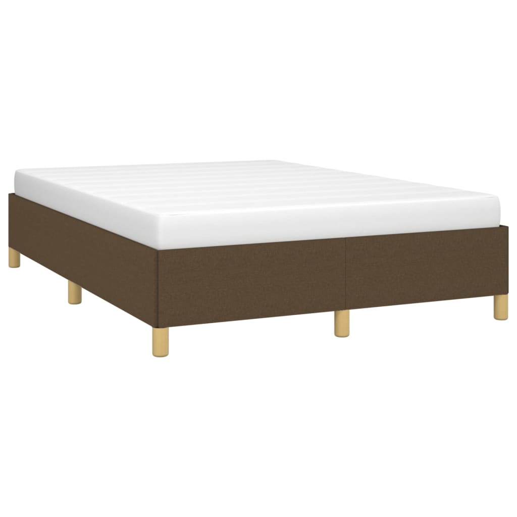 Giroletto Senza Materasso Marrone Scuro 140x190 Cm Tessuto - Image 3