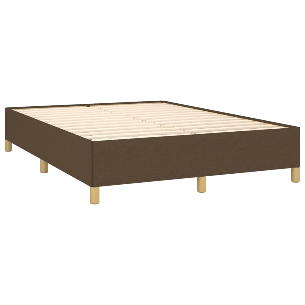 Giroletto Senza Materasso Marrone Scuro 140x190 Cm Tessuto - Image 4