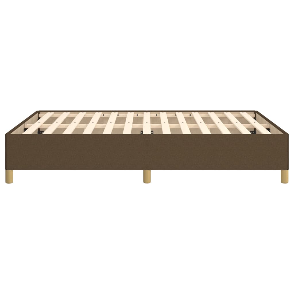Giroletto Senza Materasso Marrone Scuro 140x190 Cm Tessuto - Image 6