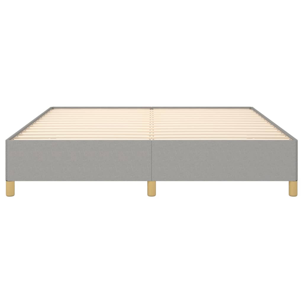 Giroletto Senza Materasso Grigio Chiaro 180x200 Cm Tessuto - Image 5