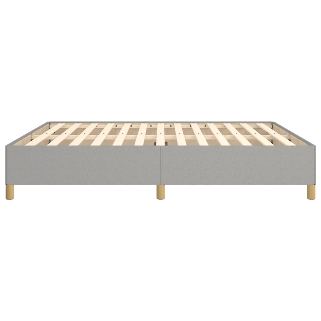Giroletto Senza Materasso Grigio Chiaro 180x200 Cm Tessuto - Image 6