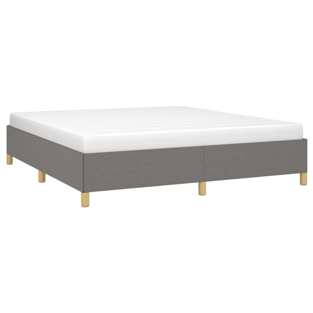 Giroletto Senza Materasso Grigio Scuro 180x200 Cm Tessuto - Image 3