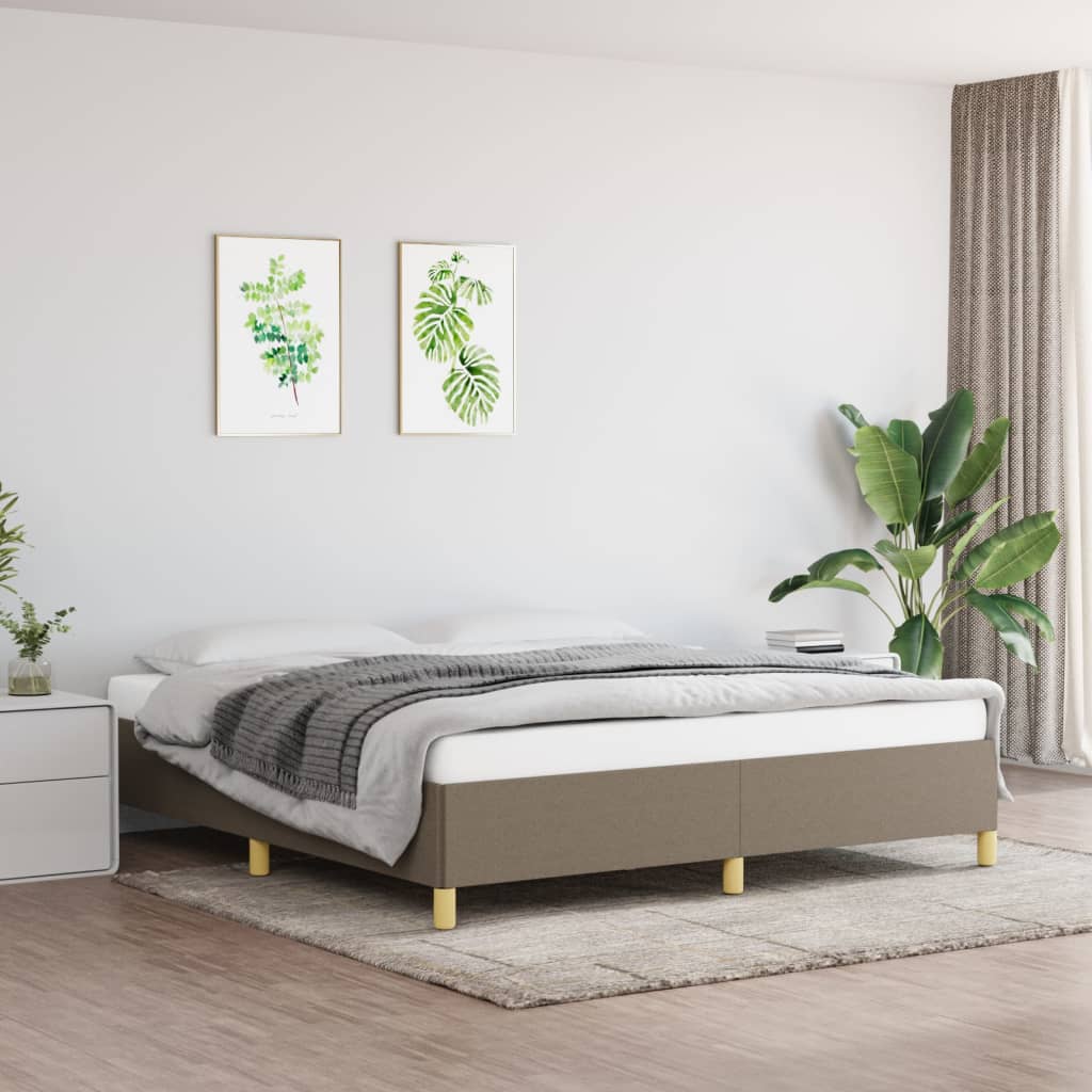 Giroletto Senza Materasso Tortora 180x200 Cm In Tessuto