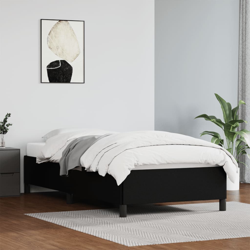 Giroletto Nero 80x200 Cm In Similpelle