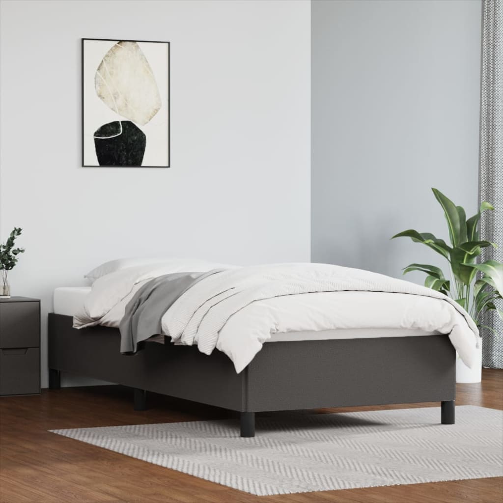 Giroletto Grigio 90x200 Cm In Similpelle