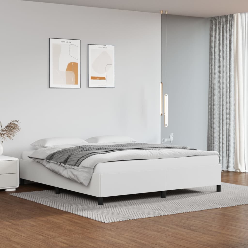 Giroletto Bianco 180x200 Cm In Similpelle