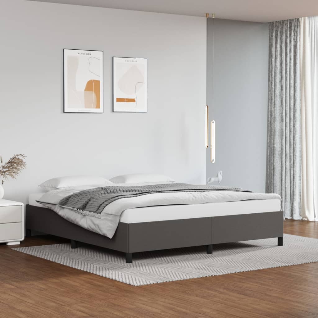 Giroletto Grigio 180x200 Cm In Similpelle
