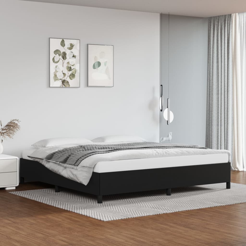 Giroletto Nero 200x200 Cm In Similpelle