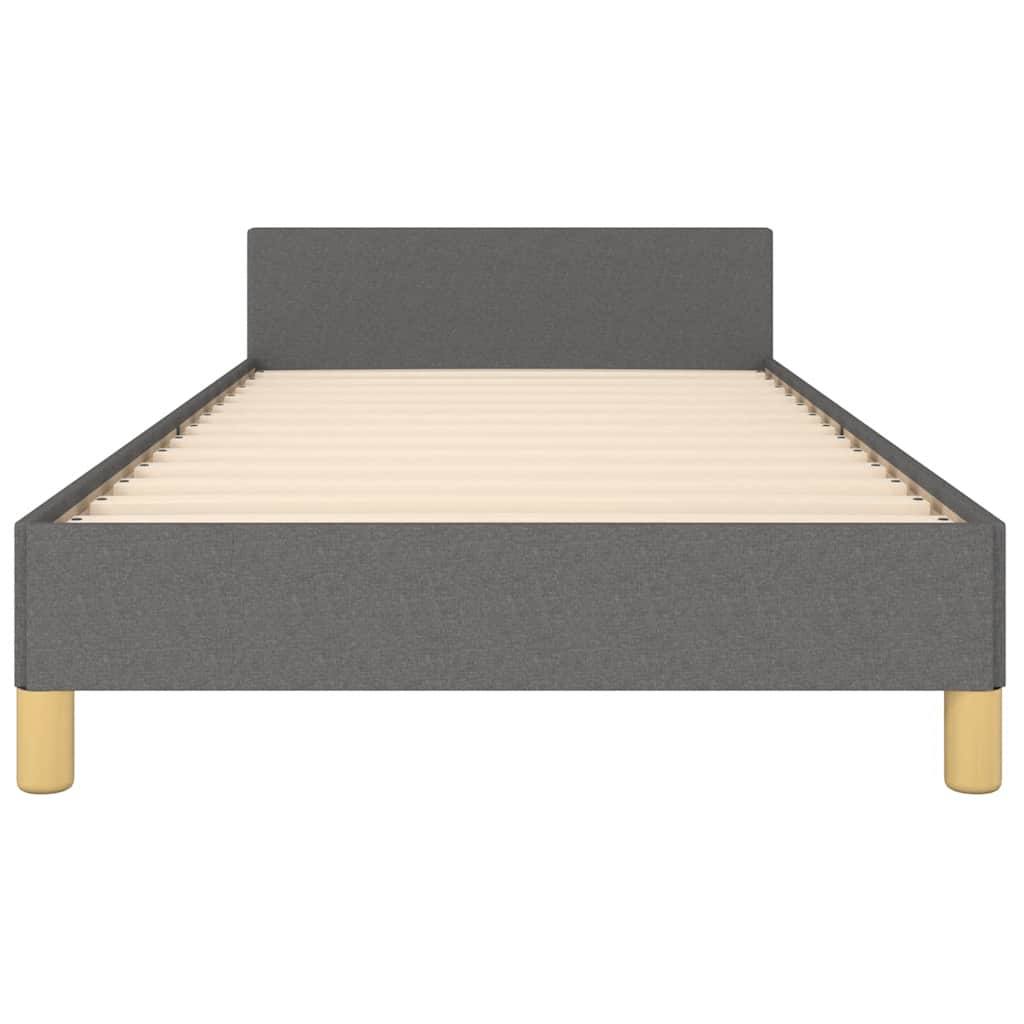 Giroletto Senza Materasso Grigio Scuro 100x200 Cm Tessuto - Image 5