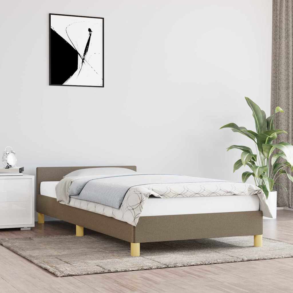Giroletto Senza Materasso Tortora 100x200 Cm In Tessuto
