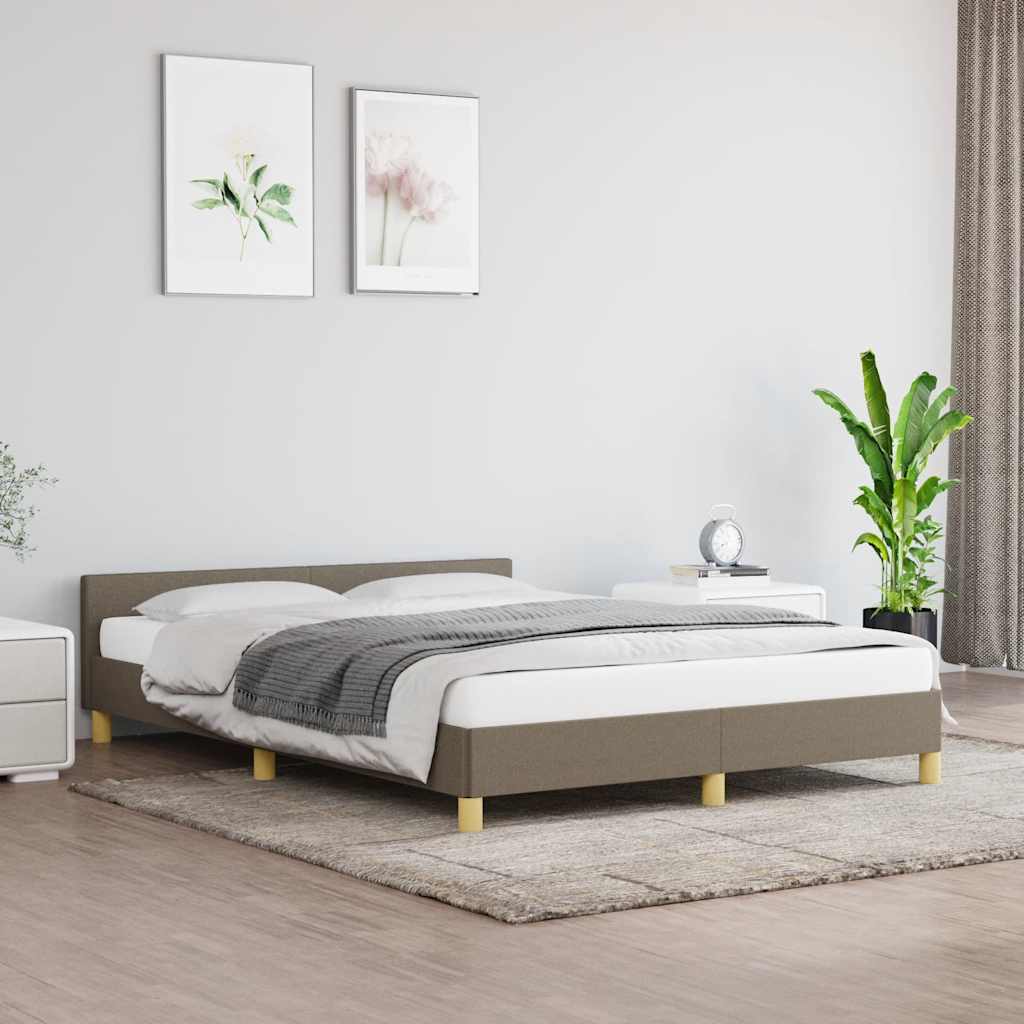 Giroletto Senza Materasso Tortora 140x190 Cm In Tessuto