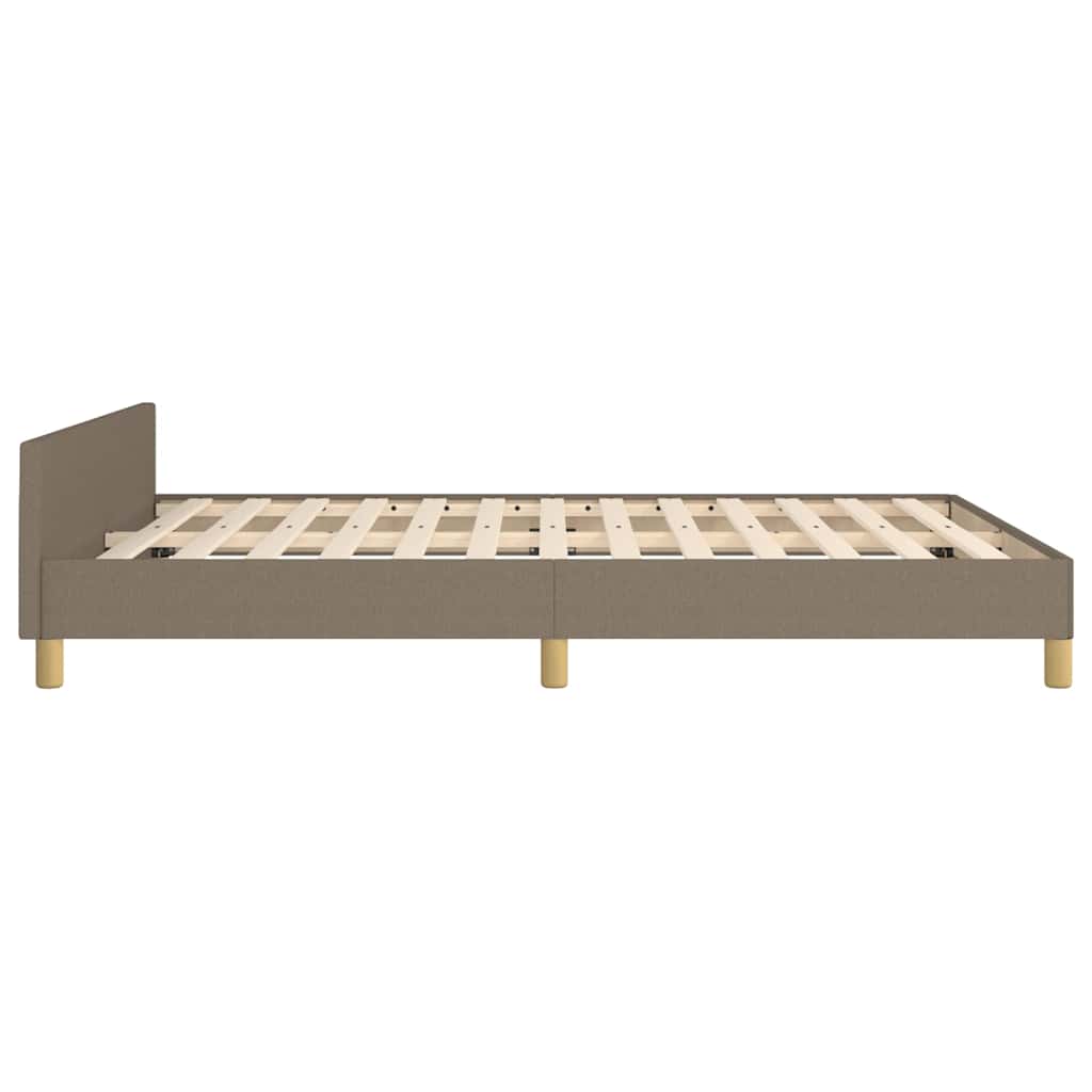 Giroletto Senza Materasso Tortora 140x190 Cm In Tessuto - Image 6