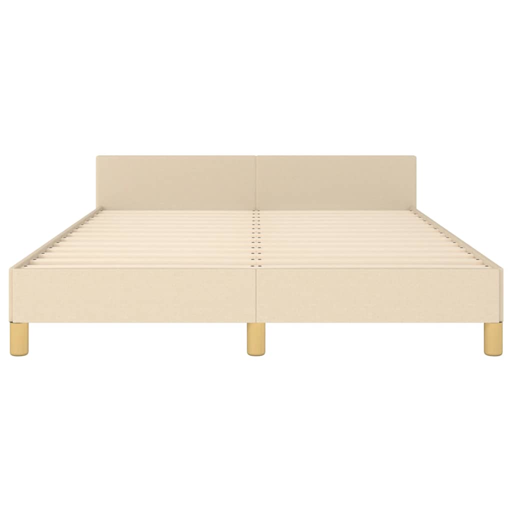 Giroletto Senza Materasso Crema 140x190 Cm In Tessuto - Image 5