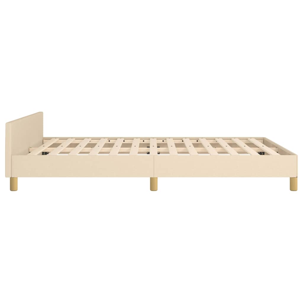Giroletto Senza Materasso Crema 140x190 Cm In Tessuto - Image 6