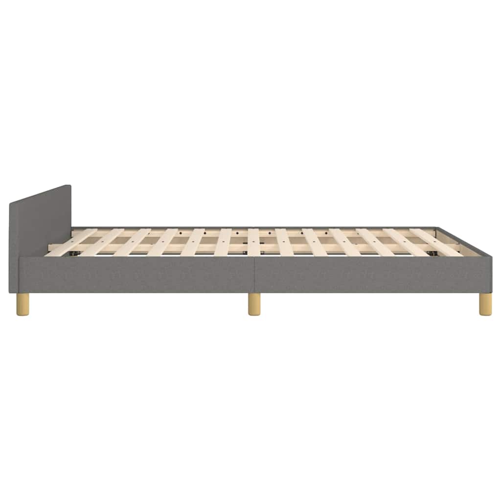 Giroletto Senza Materasso Grigio Scuro 140x200 Cm Tessuto - Image 6